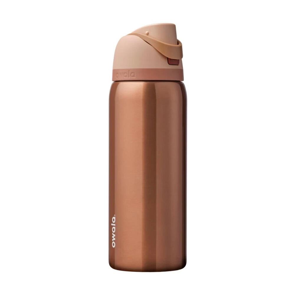 Owala Holiday Edition 32 oz FreeSip‎ Water Bottle - Metallic Rose Gold